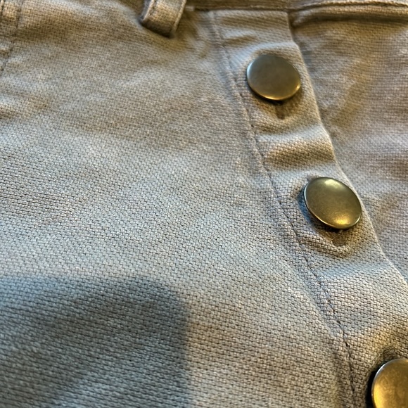 NWT, Chaser, Women’s Vintage Canvas Bermuda shorts, button pockets - Picture 5 of 5